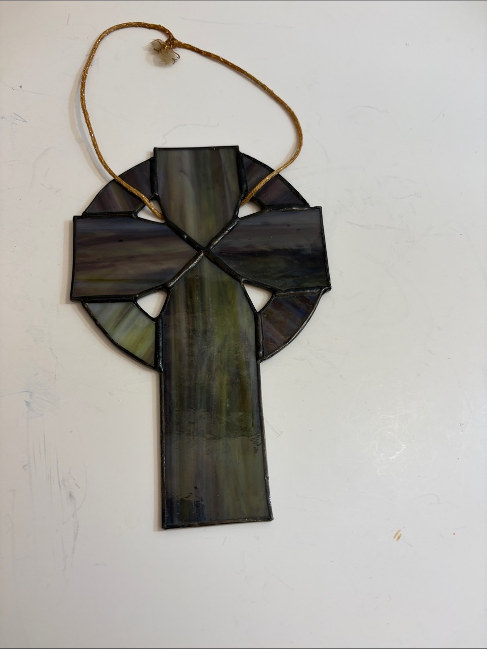 Celtic cross sun catcher